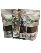 OrgoNutri Combo Pack of 4 pepper- Green, Red, White and Black,100g ech