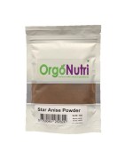 OrgoNutri Premium Quality Star Anise Powder, Chakra Phool Powder, 100g Flavoured and Aromatic Spice