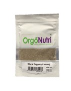 OrgoNutri Medium Grind Coarse Black Pepper, hēi hú jiāo cū fěn,100g