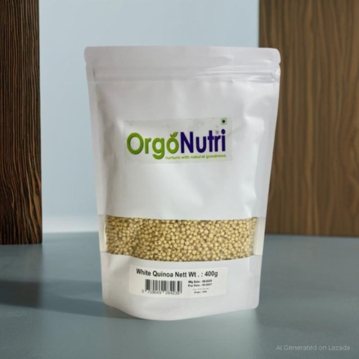 Orgonutri White Quinoa  Premium Gluten-Free Superfood, High Protein