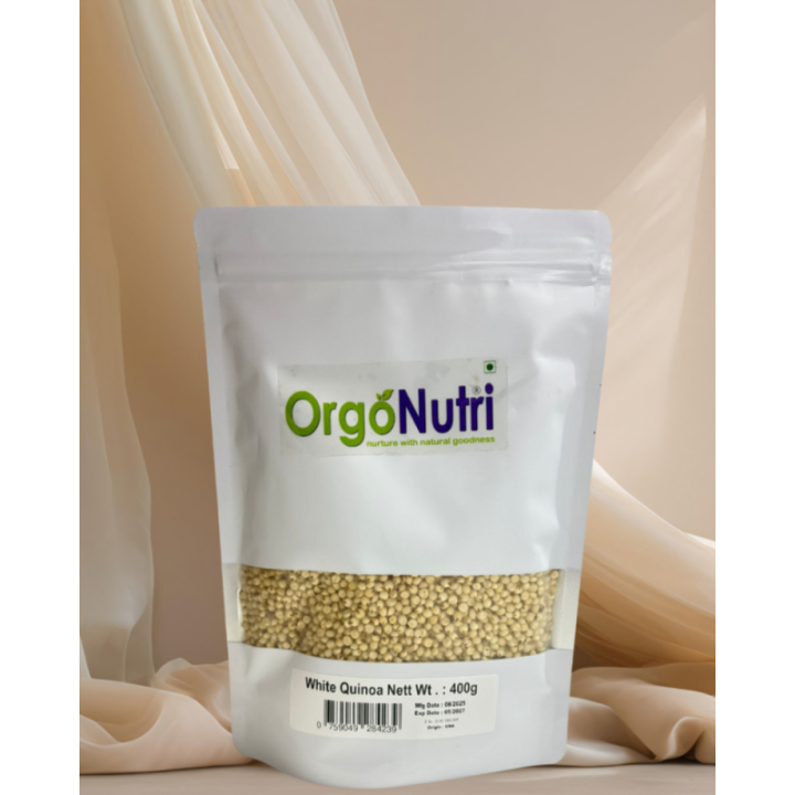Orgonutri White Quinoa  Premium Gluten-Free Superfood, High Protein