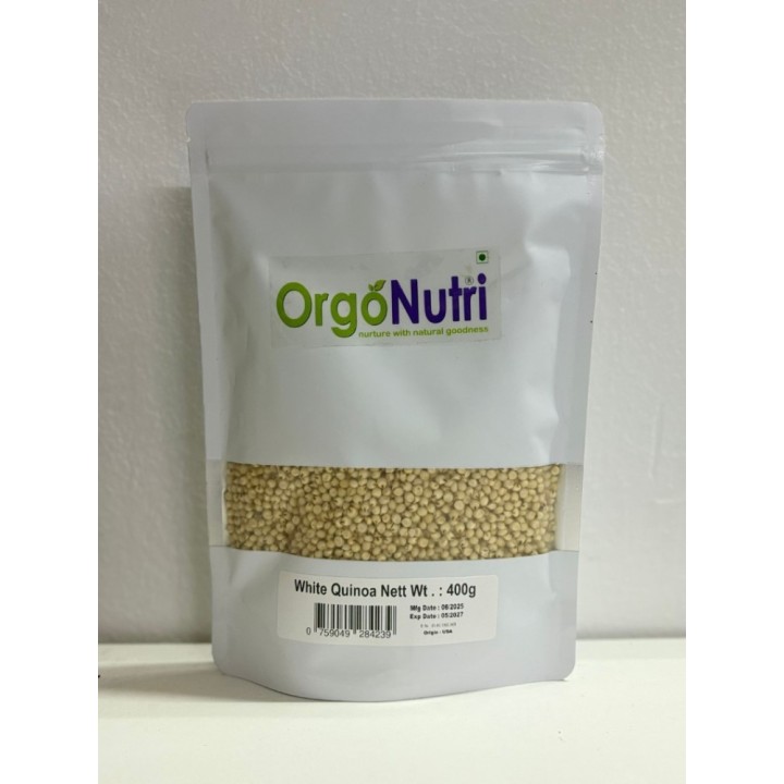 Orgonutri White Quinoa  Premium Gluten-Free Superfood, High Protein