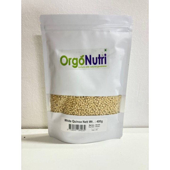Orgonutri White Quinoa  Premium Gluten-Free Superfood, High Protein