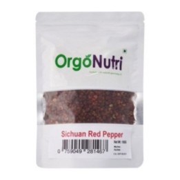 Orgonutri Whole Sichuan Red Peppercorn, Chinese Pepper, Sì Chu?n Hóng