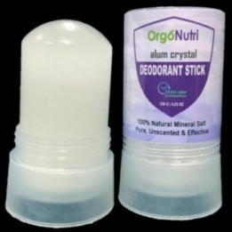 Orgonutri Alum Crystal (Tawas), Deodorant Stick - 24Hrs Odor